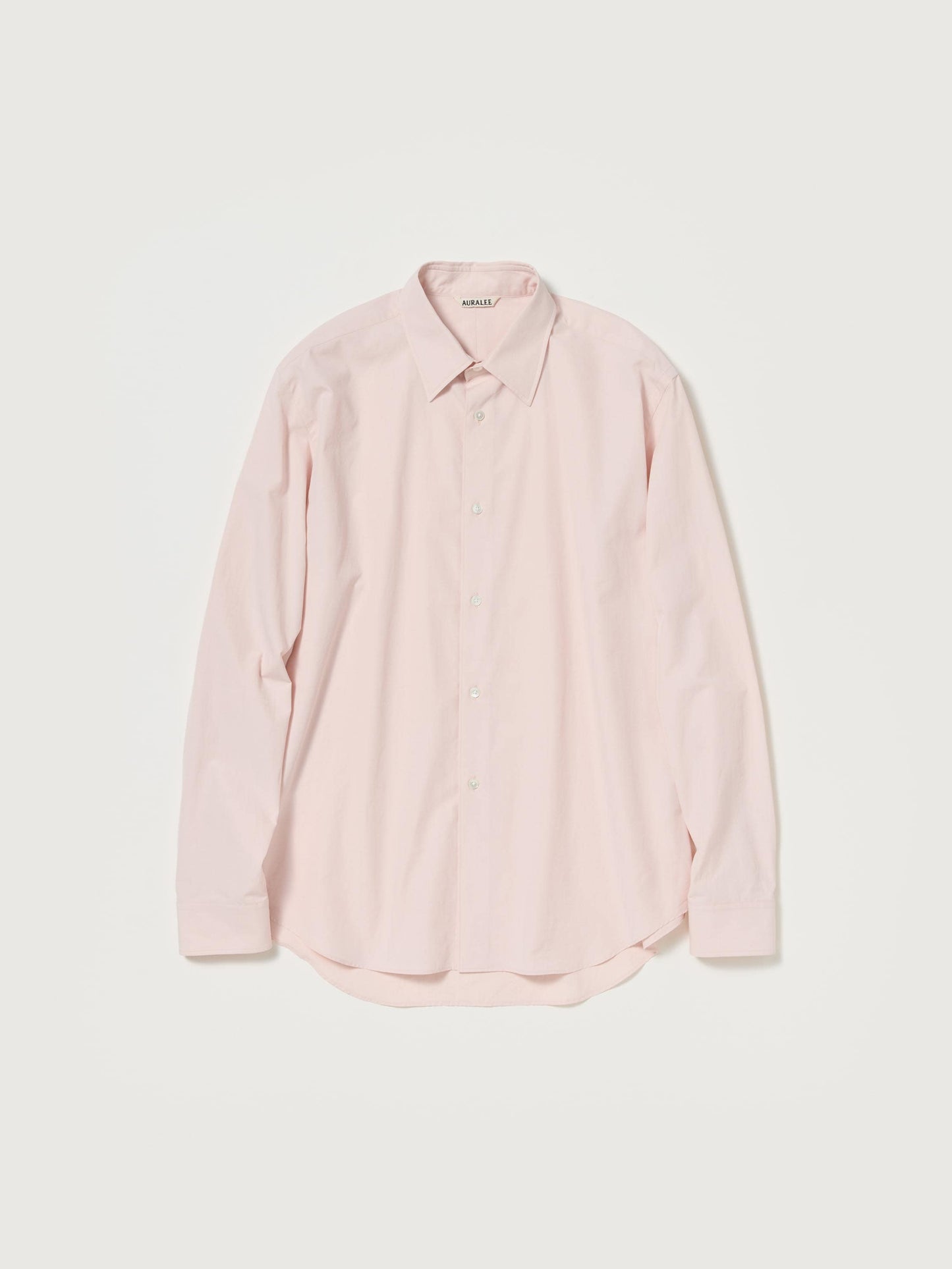 AURALEE WASHED FINX WEATHER CHAMBRAY SHIRT