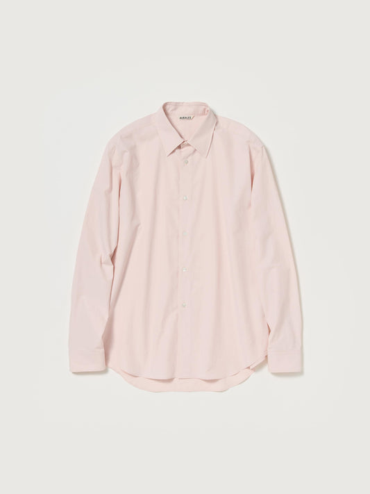 AURALEE WASHED FINX WEATHER CHAMBRAY SHIRT