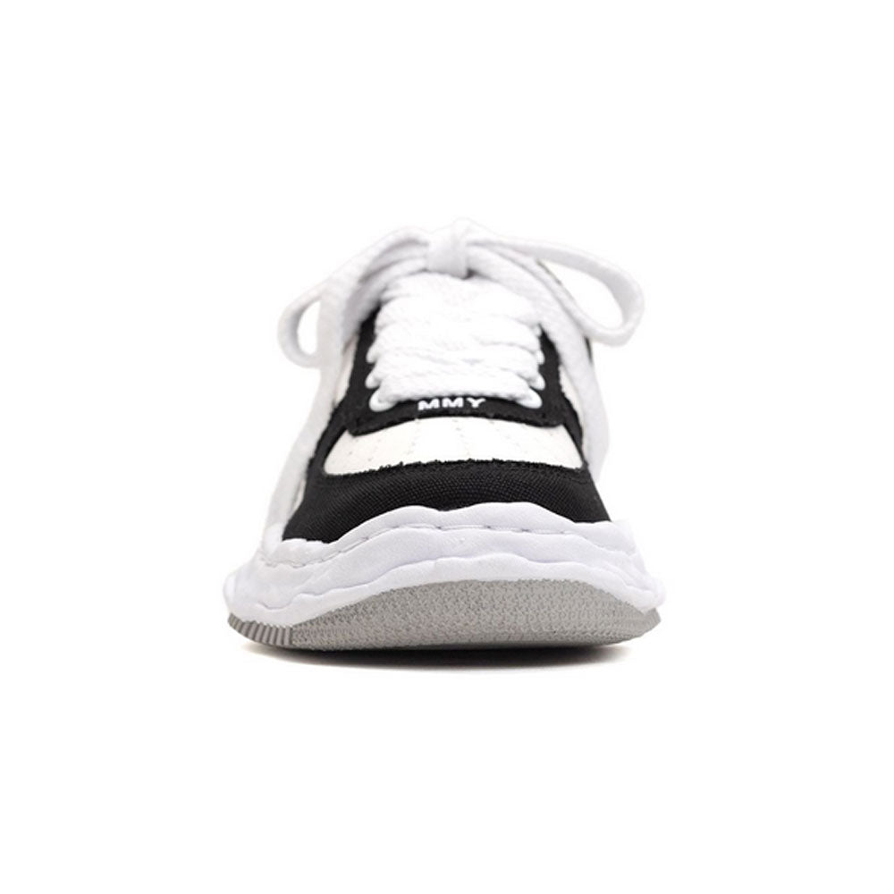 Maison MIHARA YASUHIRO WAYNE Original Sole Canvas Lowtop Sneaker Black x White