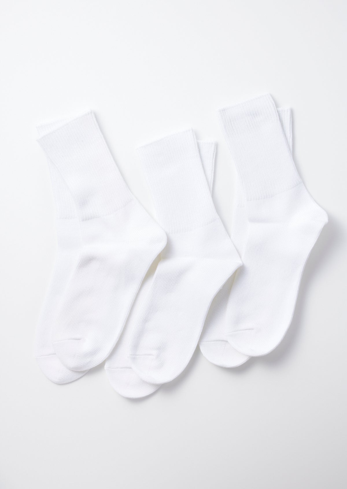 RoToTo ORGANIC DAILY 3 PACK RIBBED CREW SOCKS