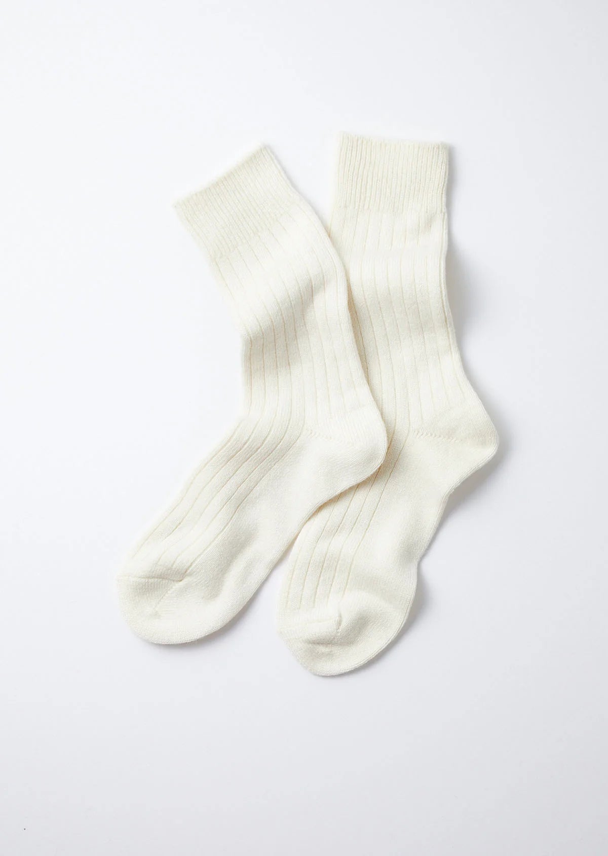 RoToTo COTTON WOOL RIBBED CREW SOCKS
