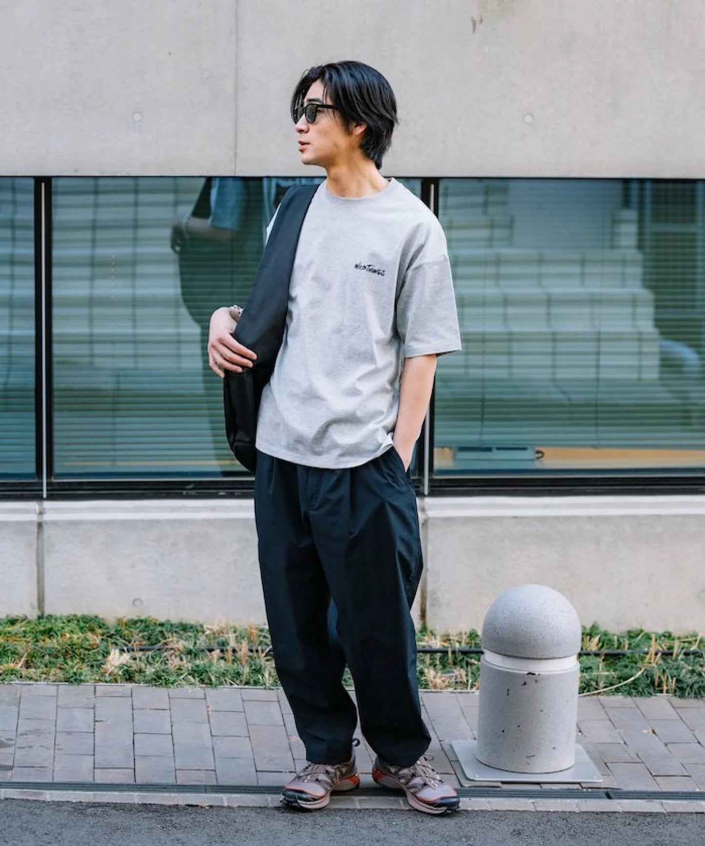 WILD THINGS × FREAK'S STORE Big Silhouette Wildcat T-shirt