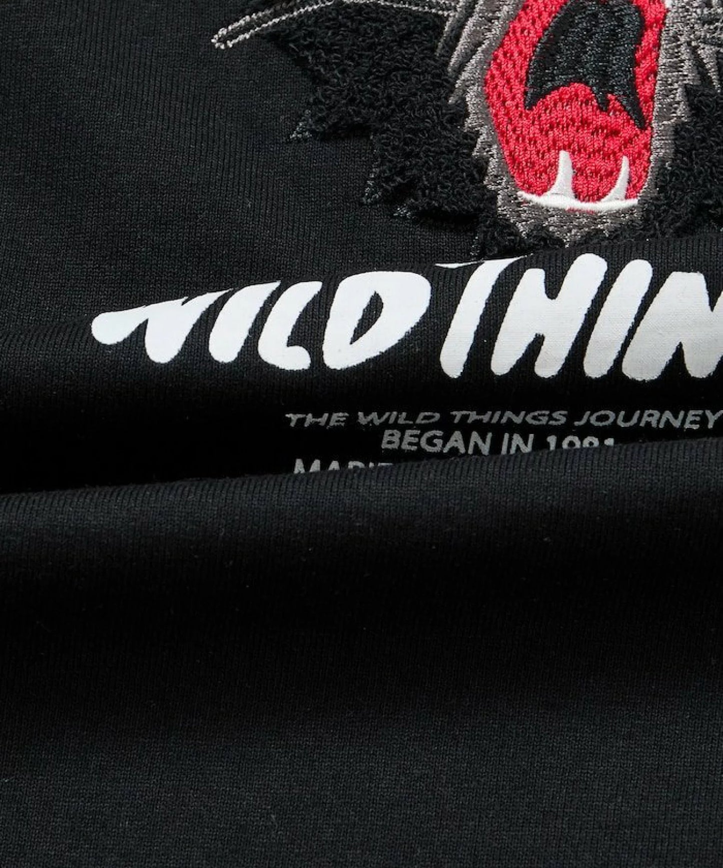 WILD THINGS × FREAK'S STORE Big Silhouette Wildcat T-shirt
