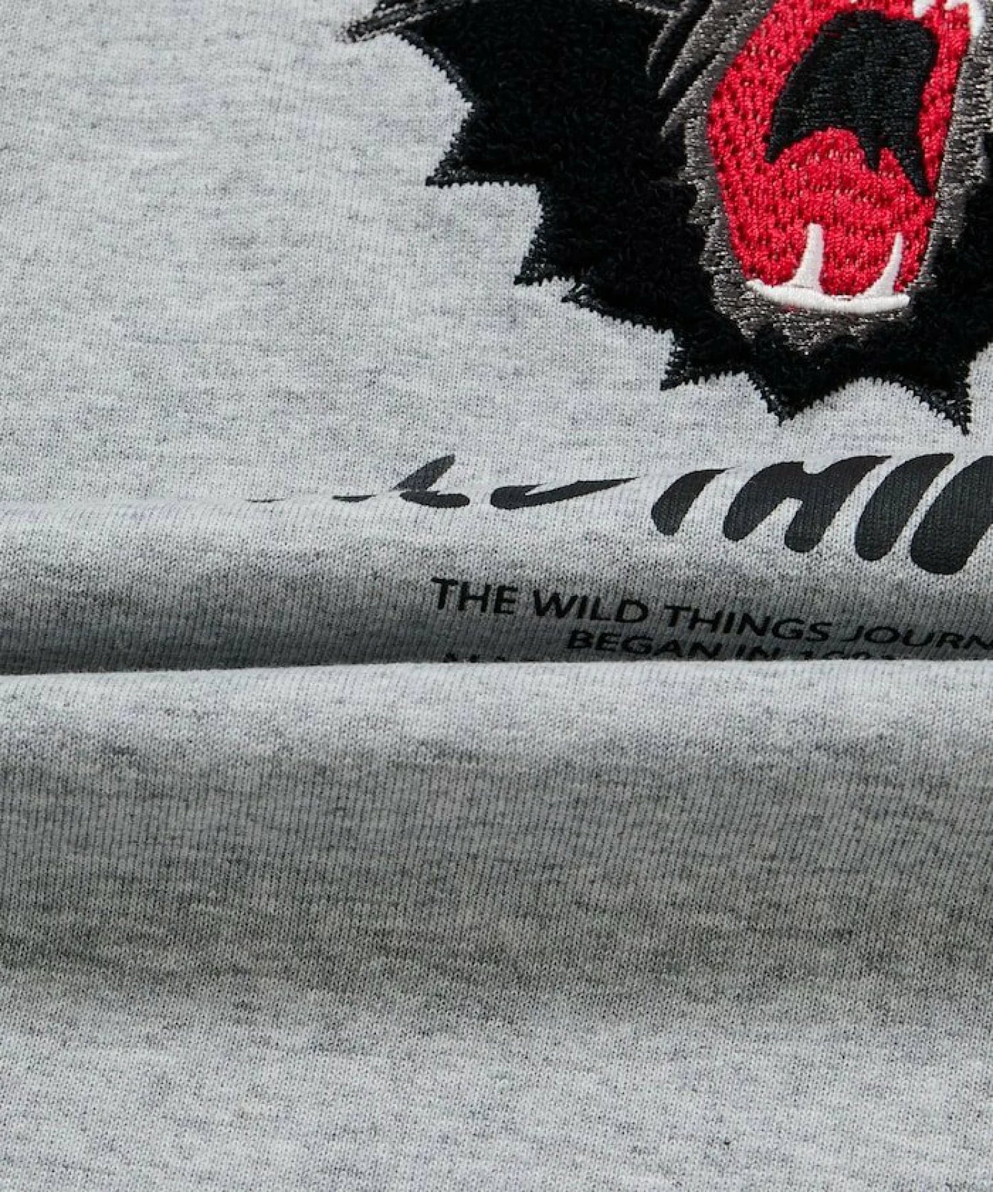 WILD THINGS × FREAK'S STORE Big Silhouette Wildcat T-shirt
