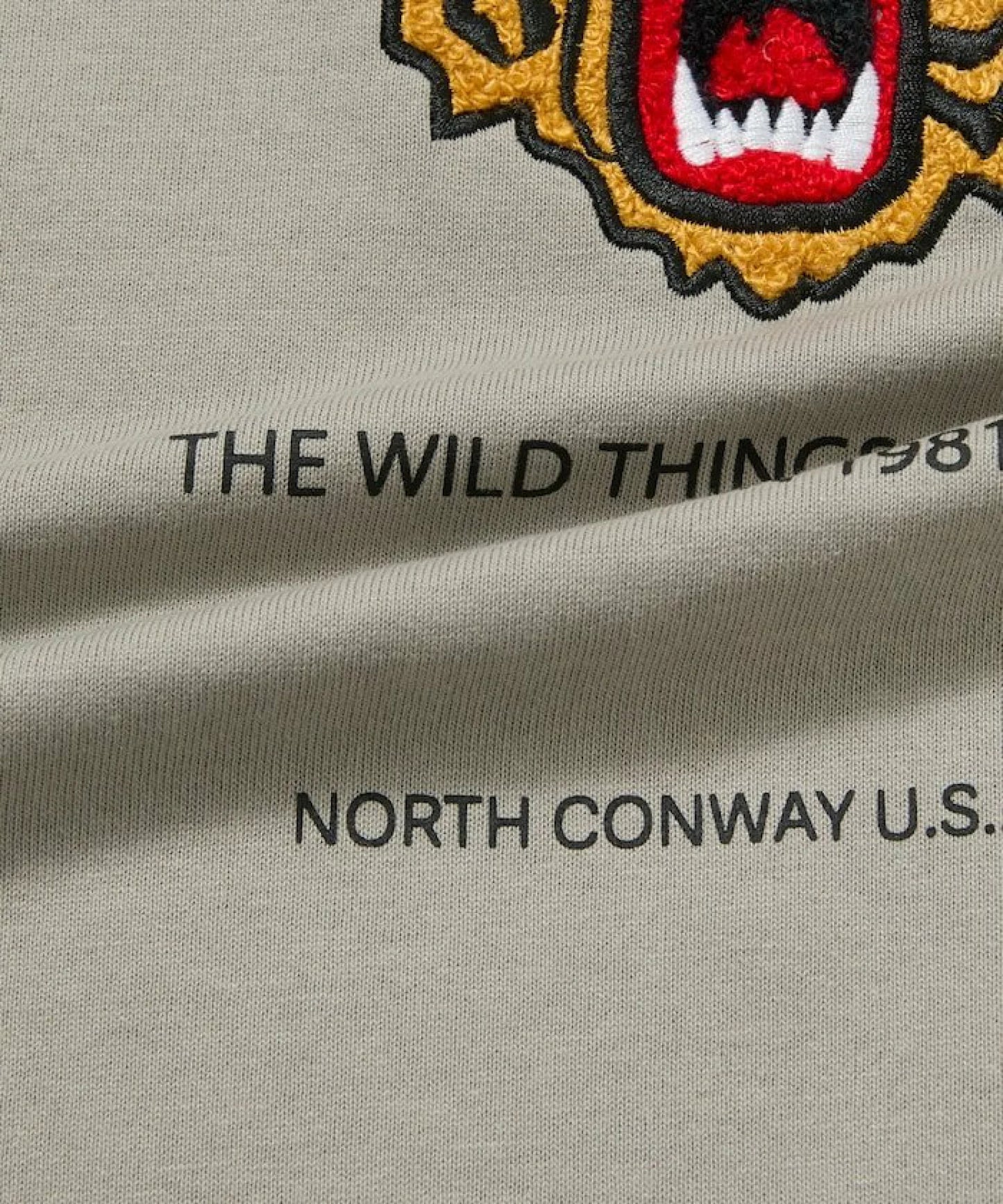 WILD THINGS × FREAK'S STORE Big Silhouette Tiger T-shirt