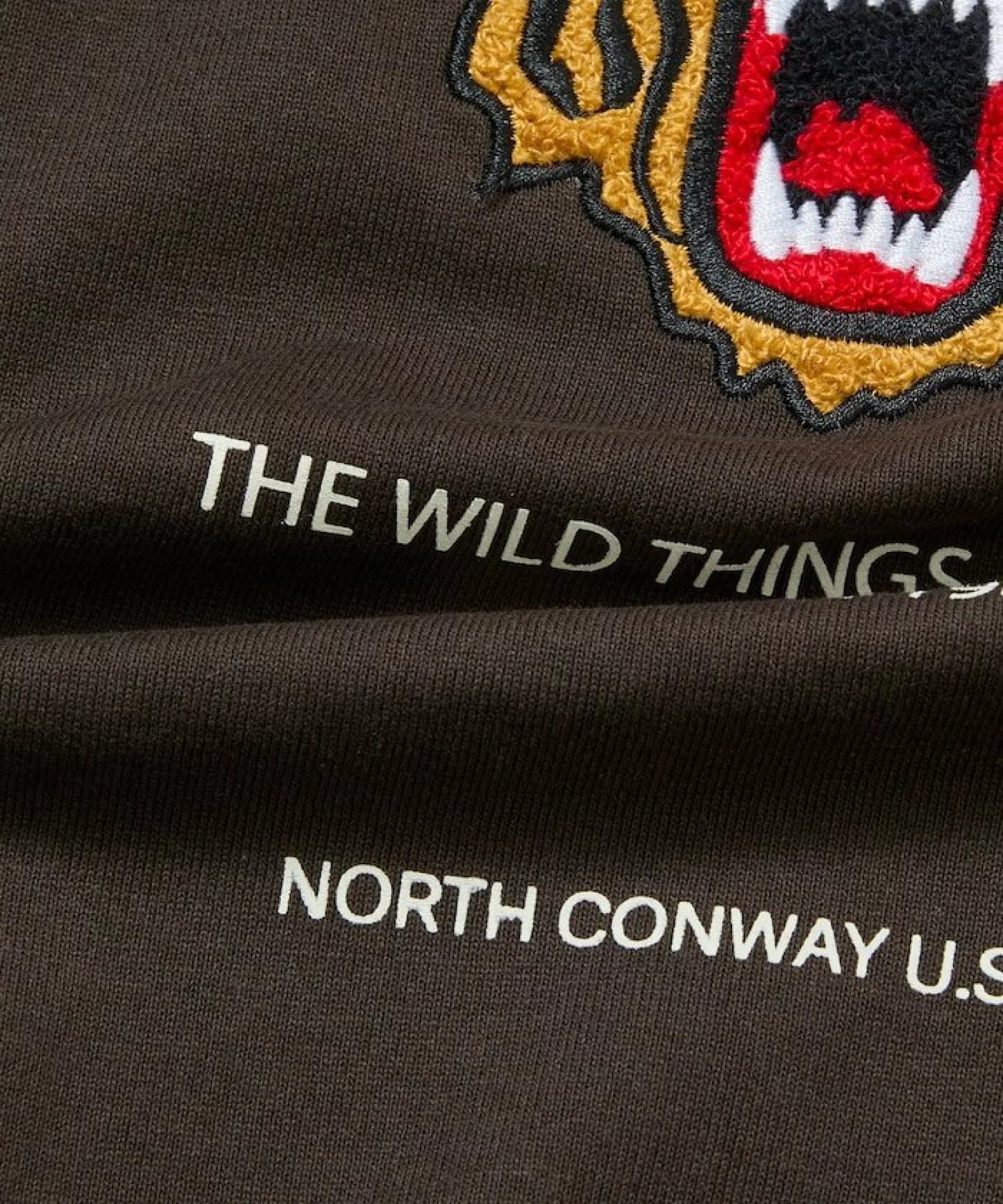 WILD THINGS × FREAK'S STORE Big Silhouette Tiger T-shirt