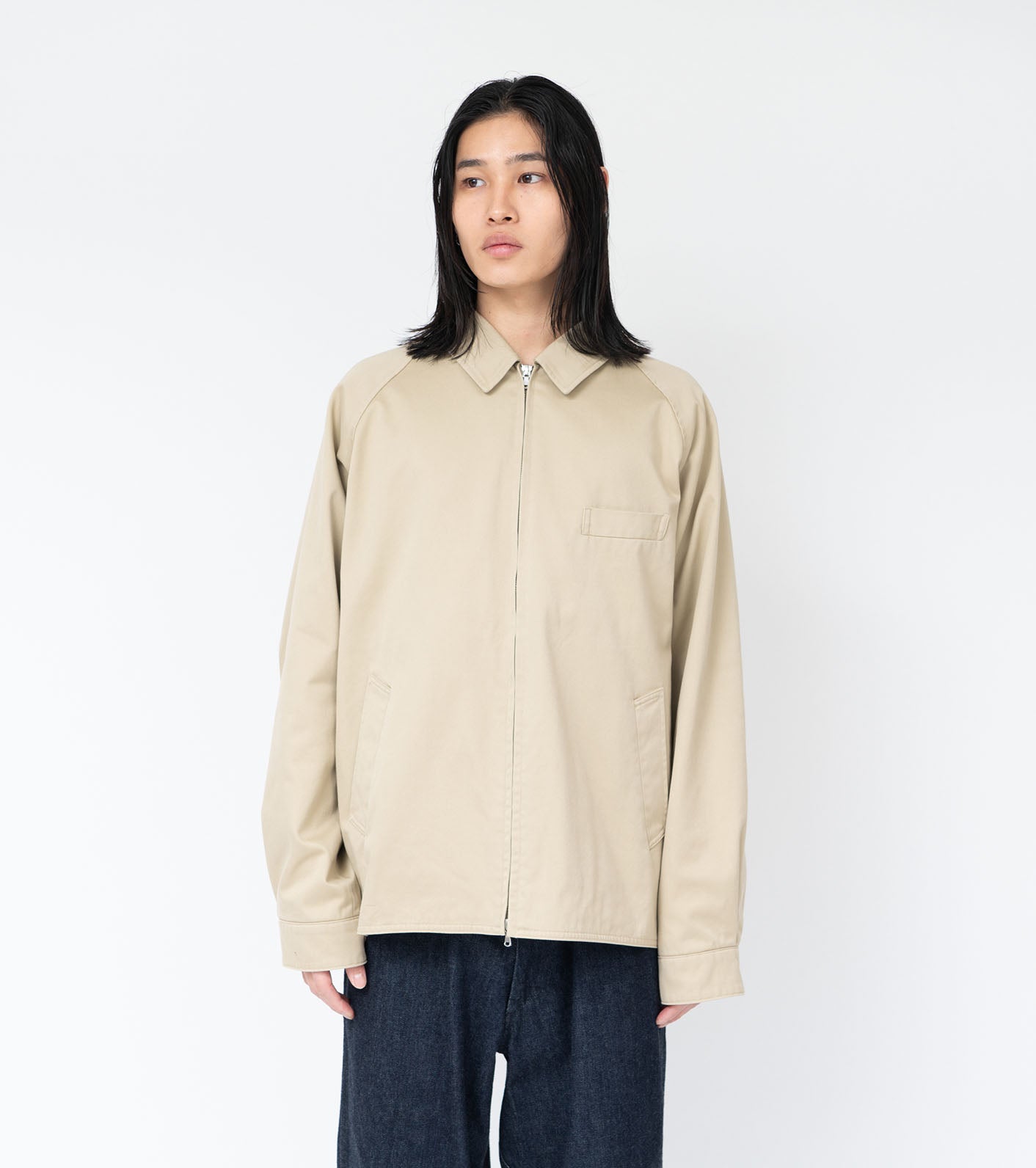 nanamica WINDSTOPPER Chino Crew Jacket