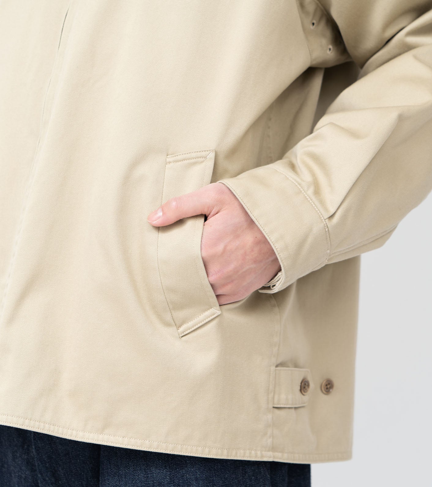 nanamica WINDSTOPPER Chino Crew Jacket