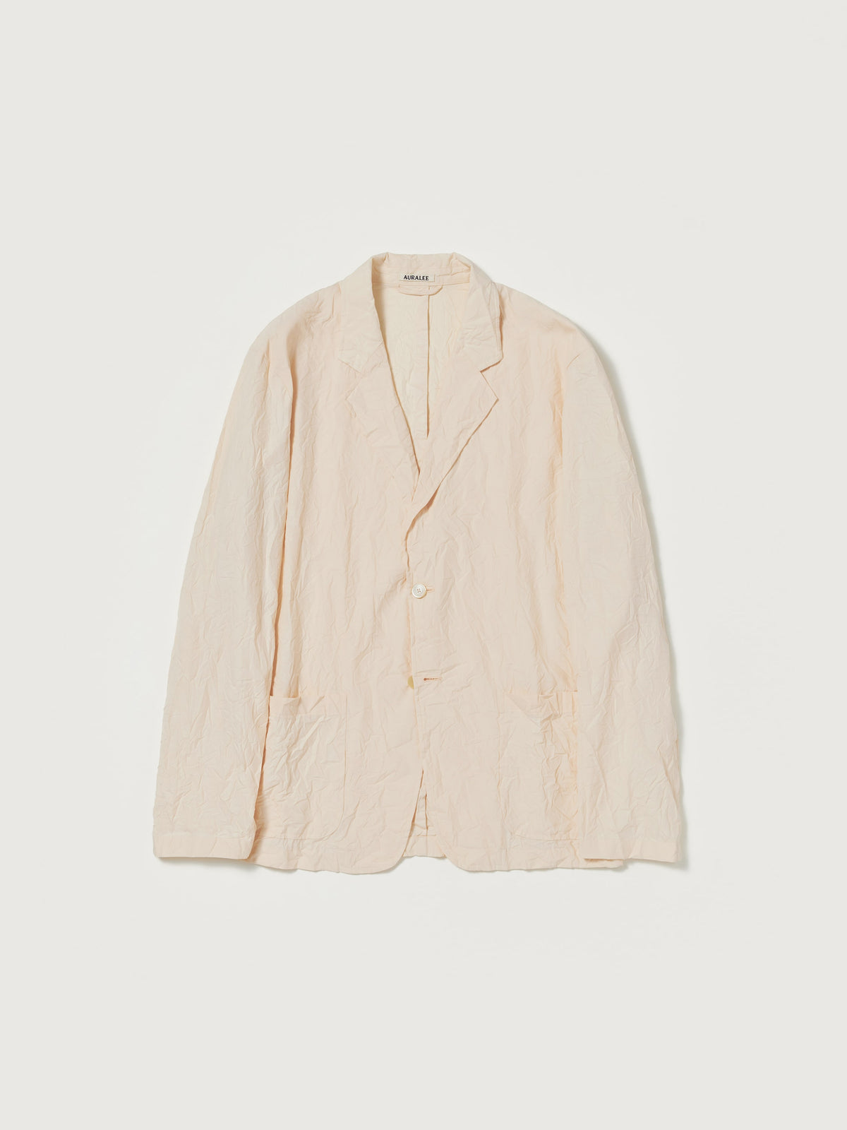 AURALEE WRINKLED WASHED FINX TWILL JACKET – unexpected store