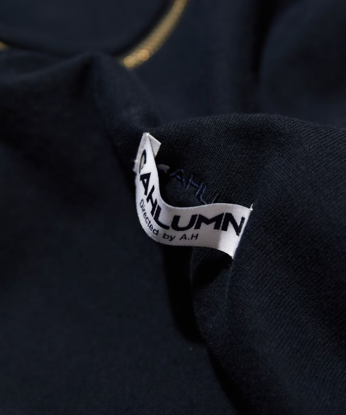 CAHLUMN Heavy Weight Jersey 3/4-Zip Cadet Collar Shirt