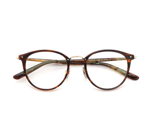 YELLOWS PLUS NICKY EYEGLASS FRAME Delicated Demi / Gold