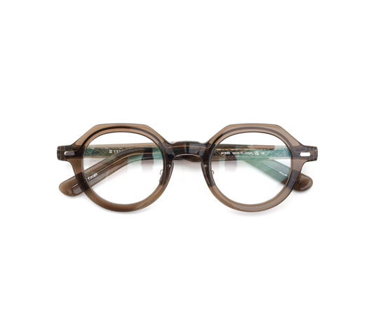 YELLOWS PLUS PHILIP EYEGLASS FRAME Burnt Umber / Silver