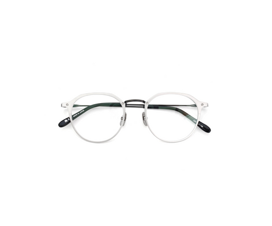 YELLOWS PLUS JOSH EYEGLASS FRAME Matt Silver/Black