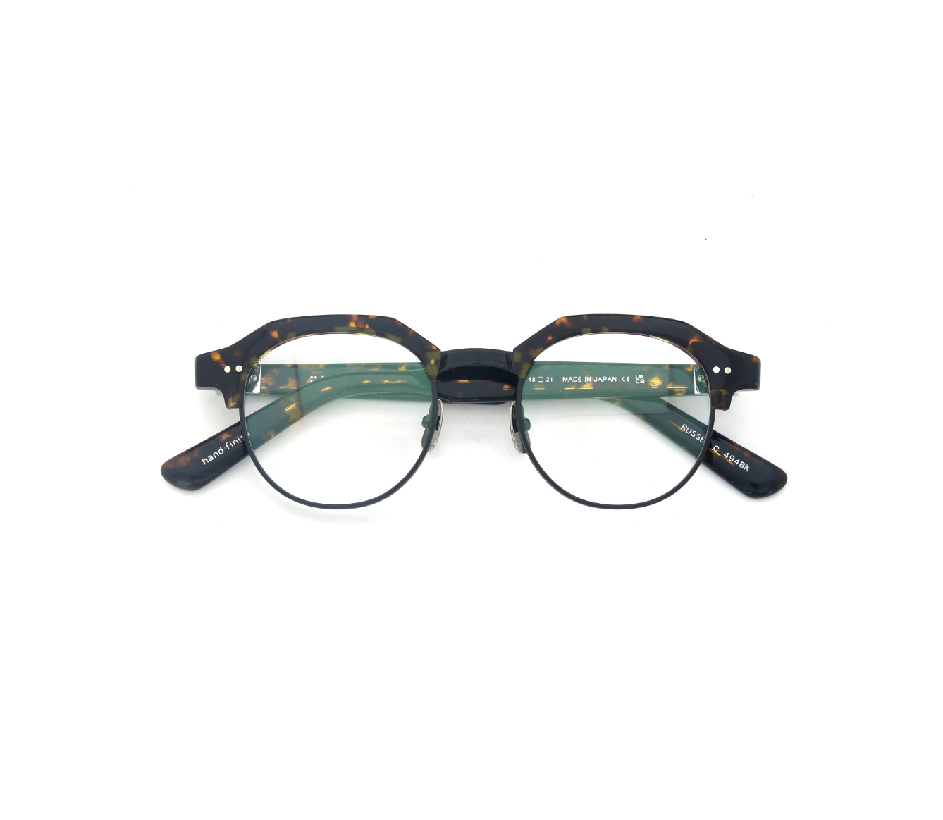 YELLOWS PLUS RUSSEL EYEWEAR Fine Turtle/Black