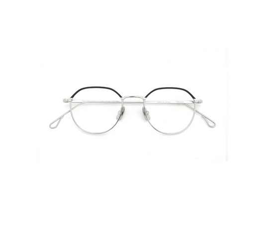 YELLOWS PLUS RIX EYEGLASS FRAME Silver/ Black