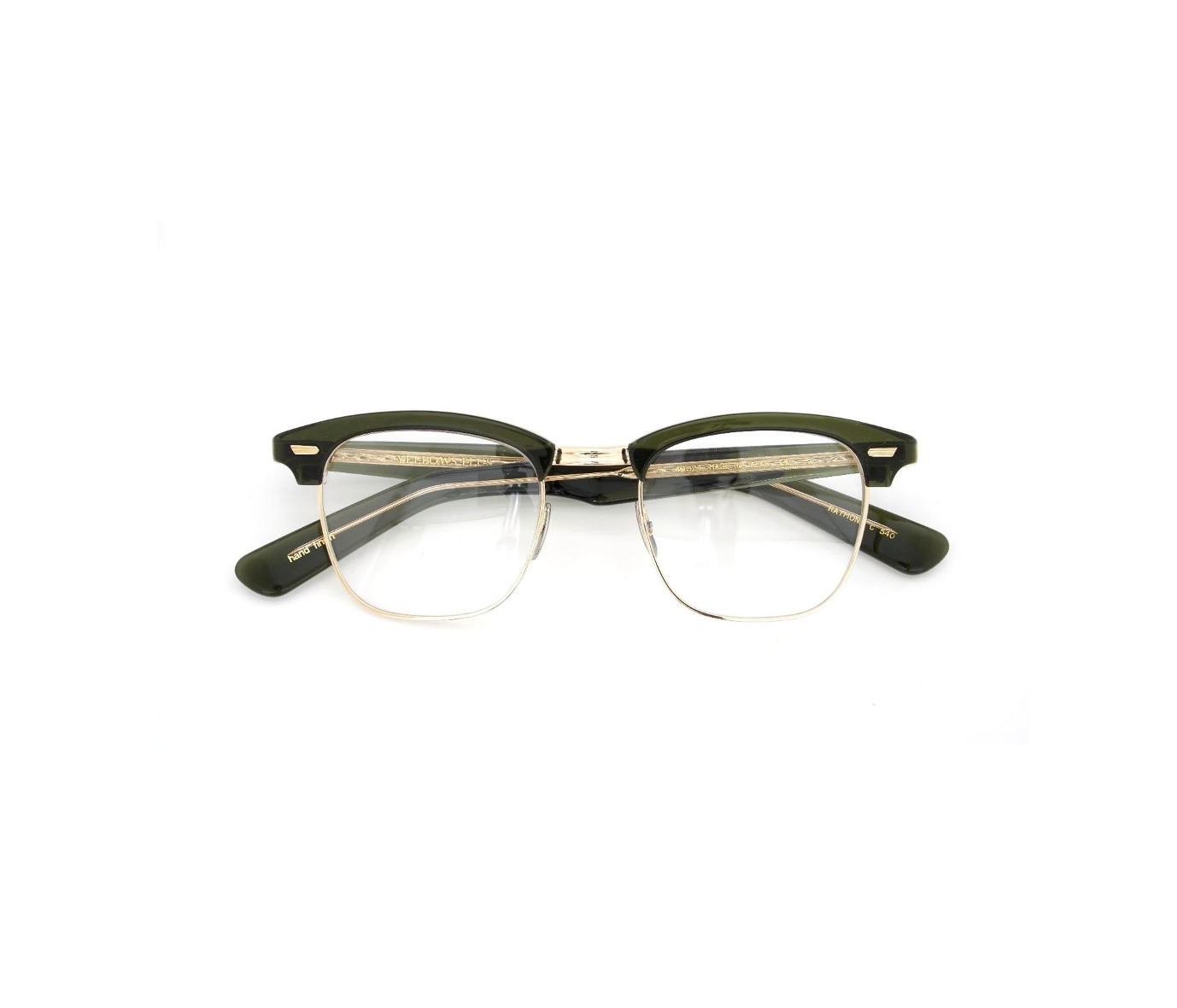 YELLOWS PLUS RAYMOND EYEGLASS FRAME Layered Green/Gold