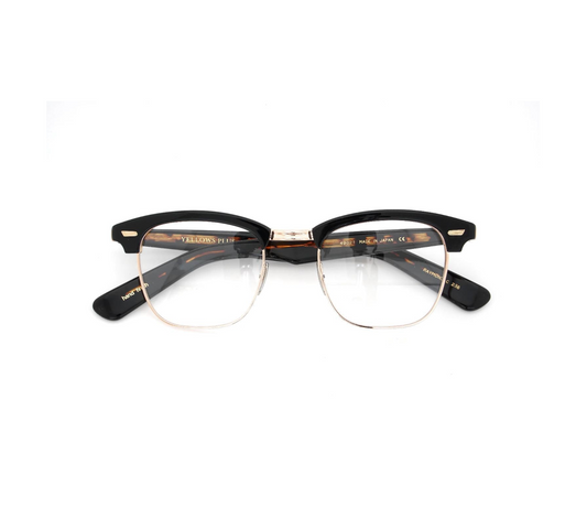 YELLOWS PLUS RAYMOND EYEGLASS FRAME Black Havana/Deep Gold