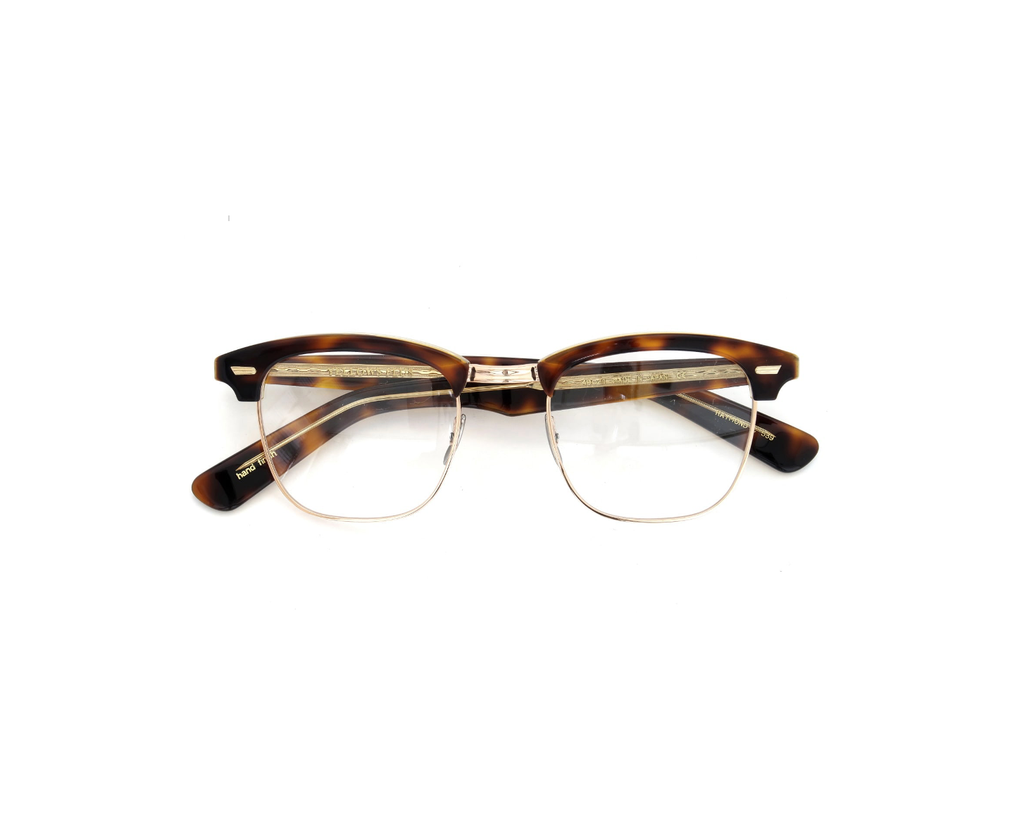 YELLOWS PLUS RAYMOND EYEGLASS FRAME Layered Turtle/Deep Gold