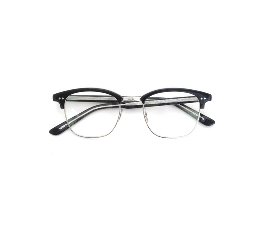 YELLOWS PLUS KENT EYEGLASS FRAME Black/Silver