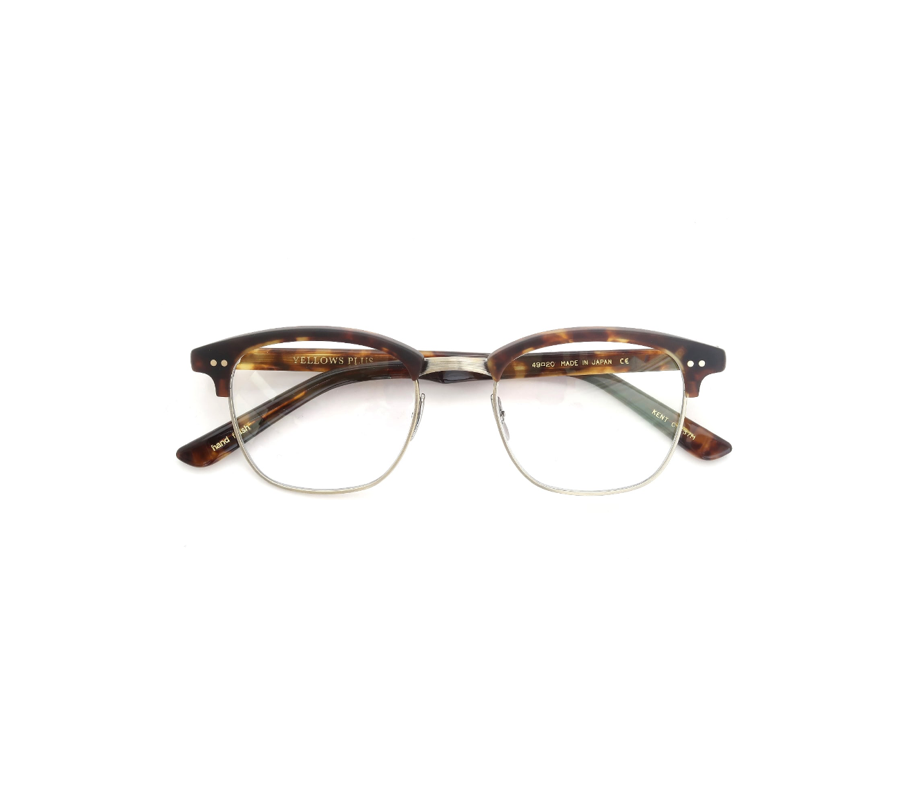 YELLOWS PLUS KENT EYEGLASS FRAME Matt Asian Havana/Gold