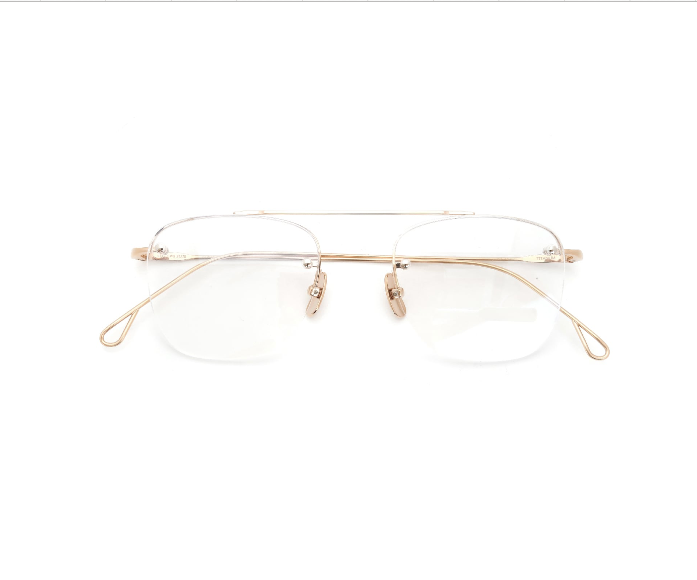 YELLOWS PLUS CONAN EYEGLASS FRAME Rose Gold