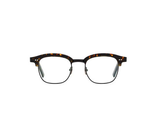 YELLOWS PLUS ROGER EYEGLASS FRAME Fine Tart Black