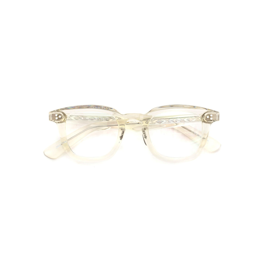 YELLOWS PLUS EYEGLASS FRAME NEWTON - Vintage Clear