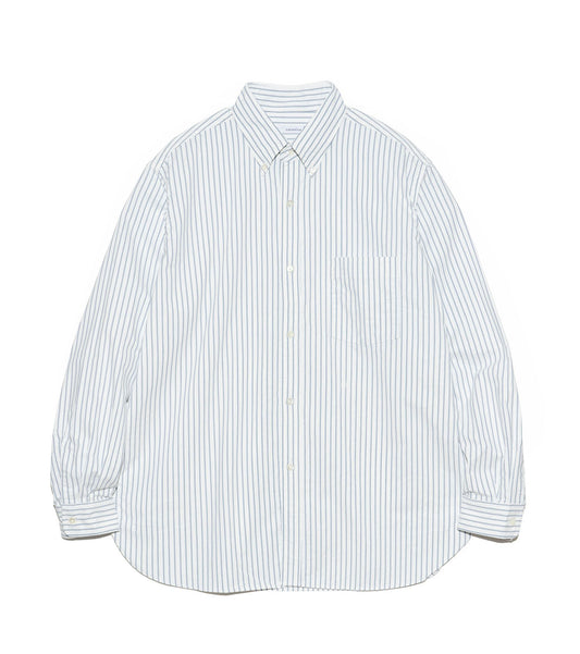 nanamica Button Down Stripe Wind Shirt