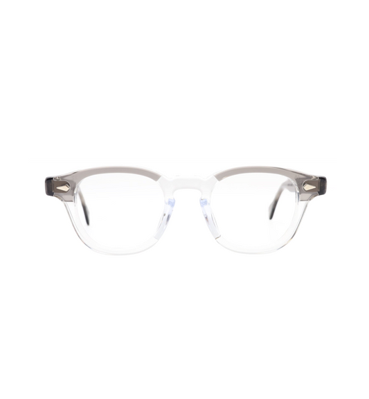 JULIUS TART OPTICAL AR Eyeglass Frame Grey Crystal Brow
