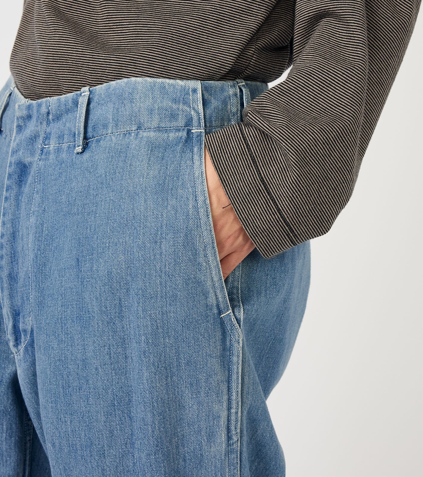 nanamica Wide Denim Pants
