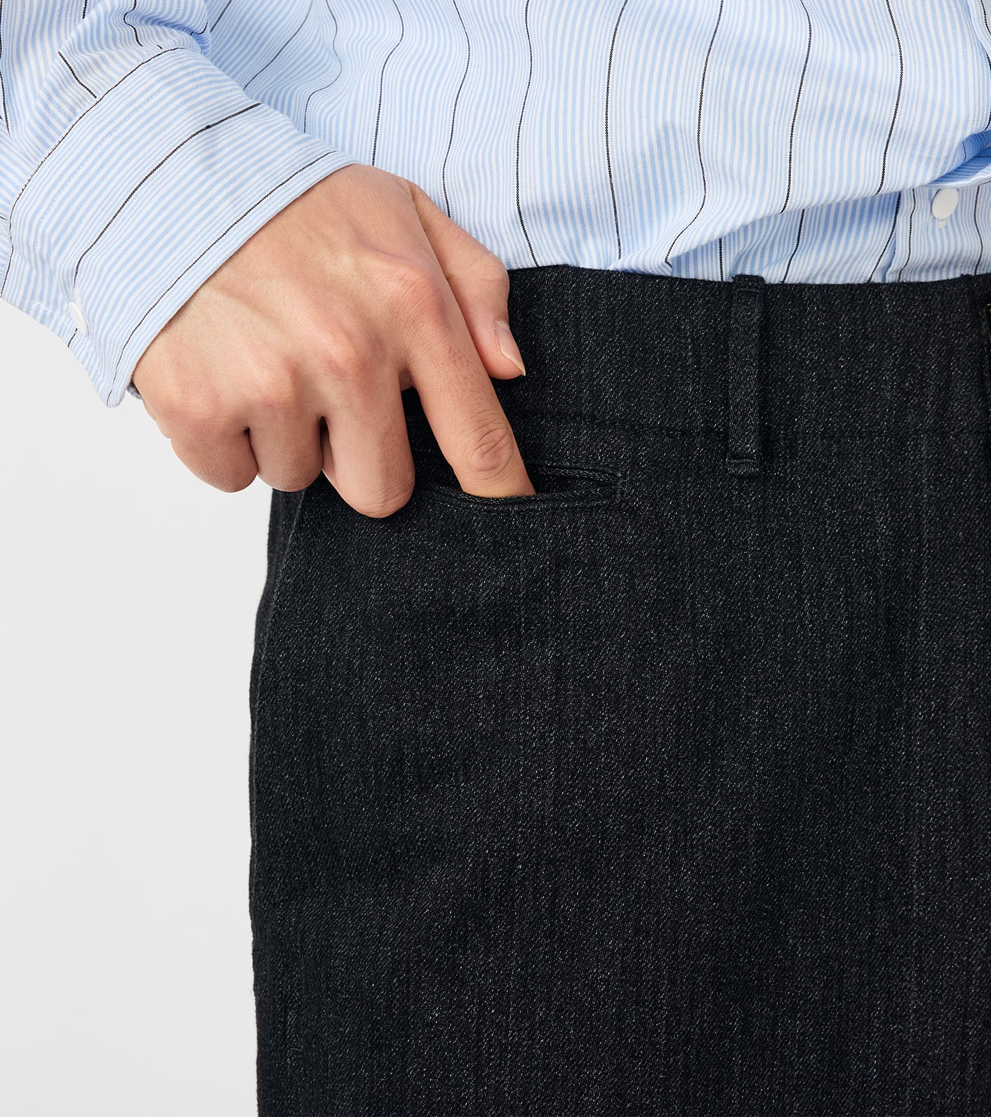 nanamica Wide Denim Pants