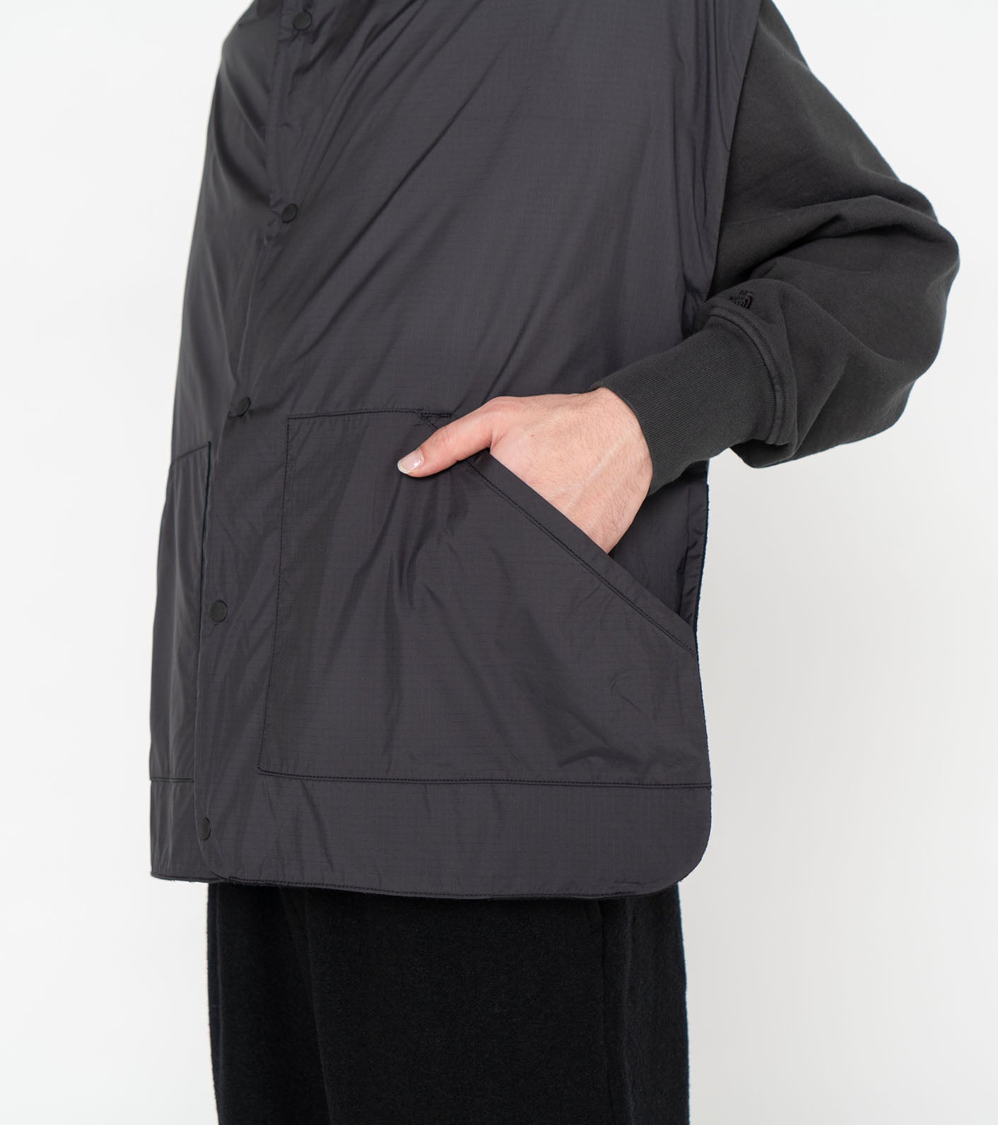 THE NORTH FACE PURPLE LABEL Wool Field Reversible Cape 