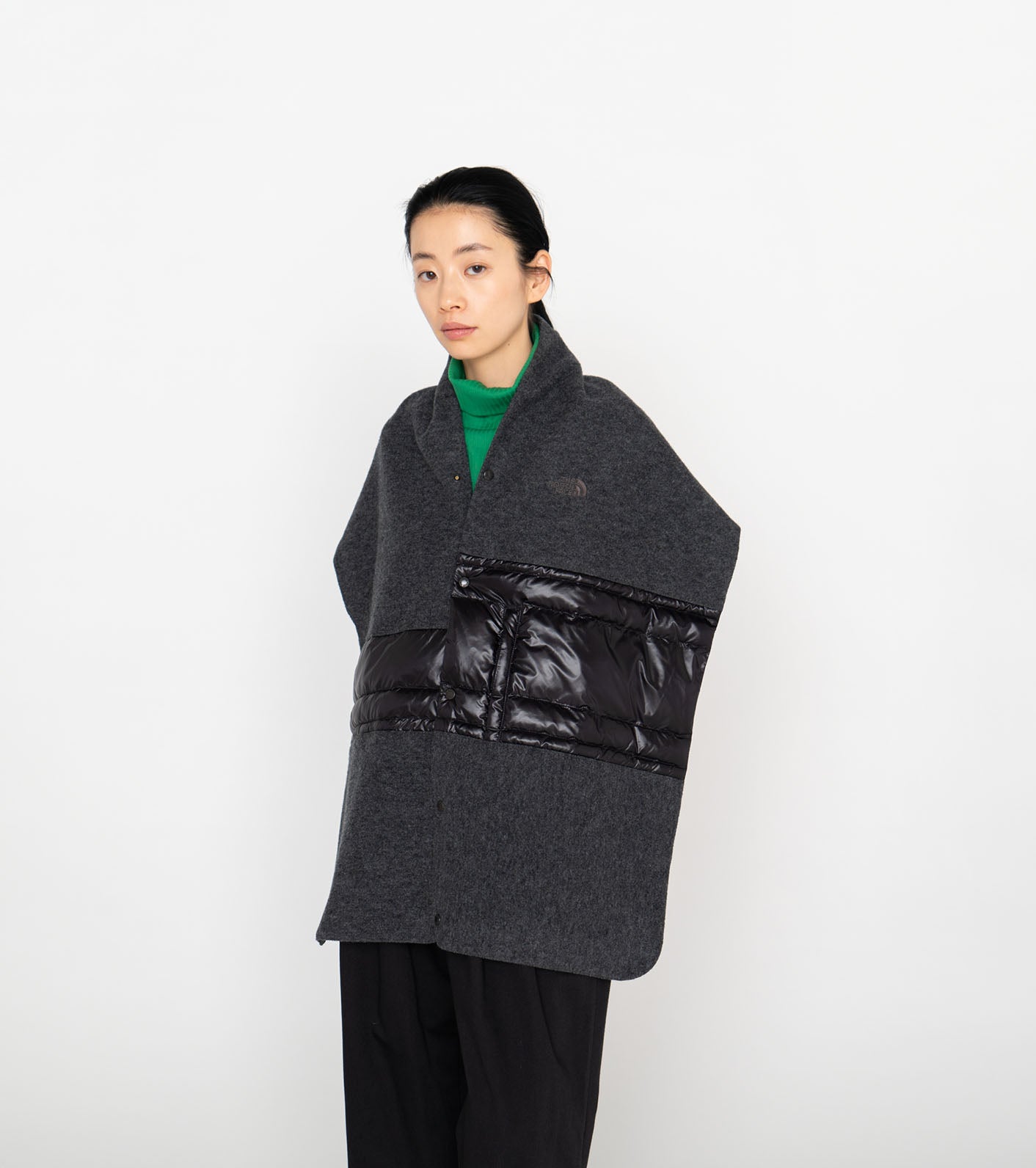 THE NORTH FACE PURPLE LABEL Wool Field Reversible Cape