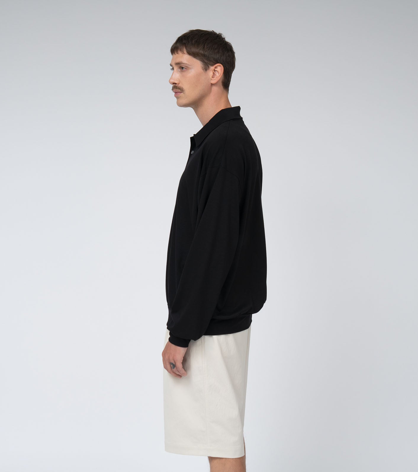 nanamica Wool L/S Polo