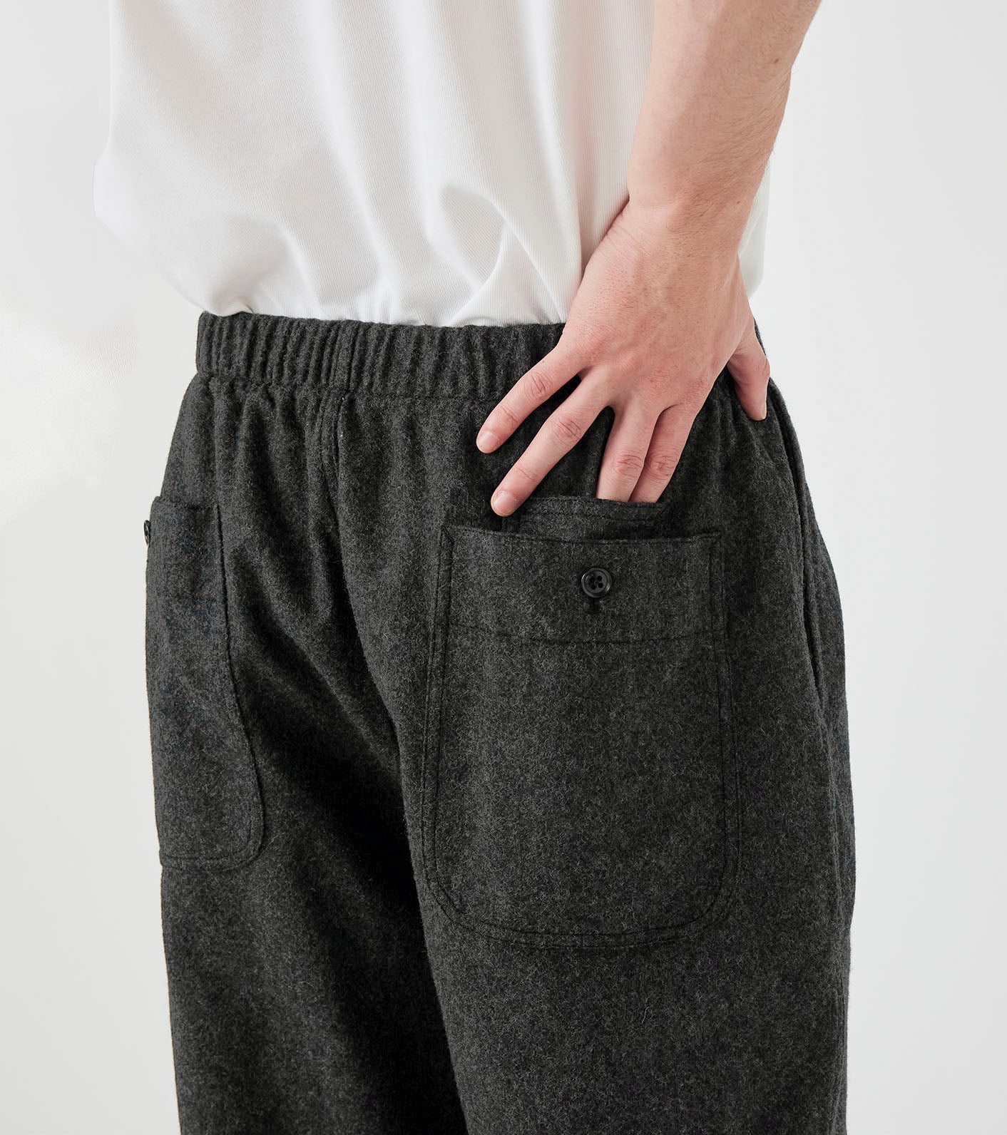nanamica Wool Nylon Melton Pants