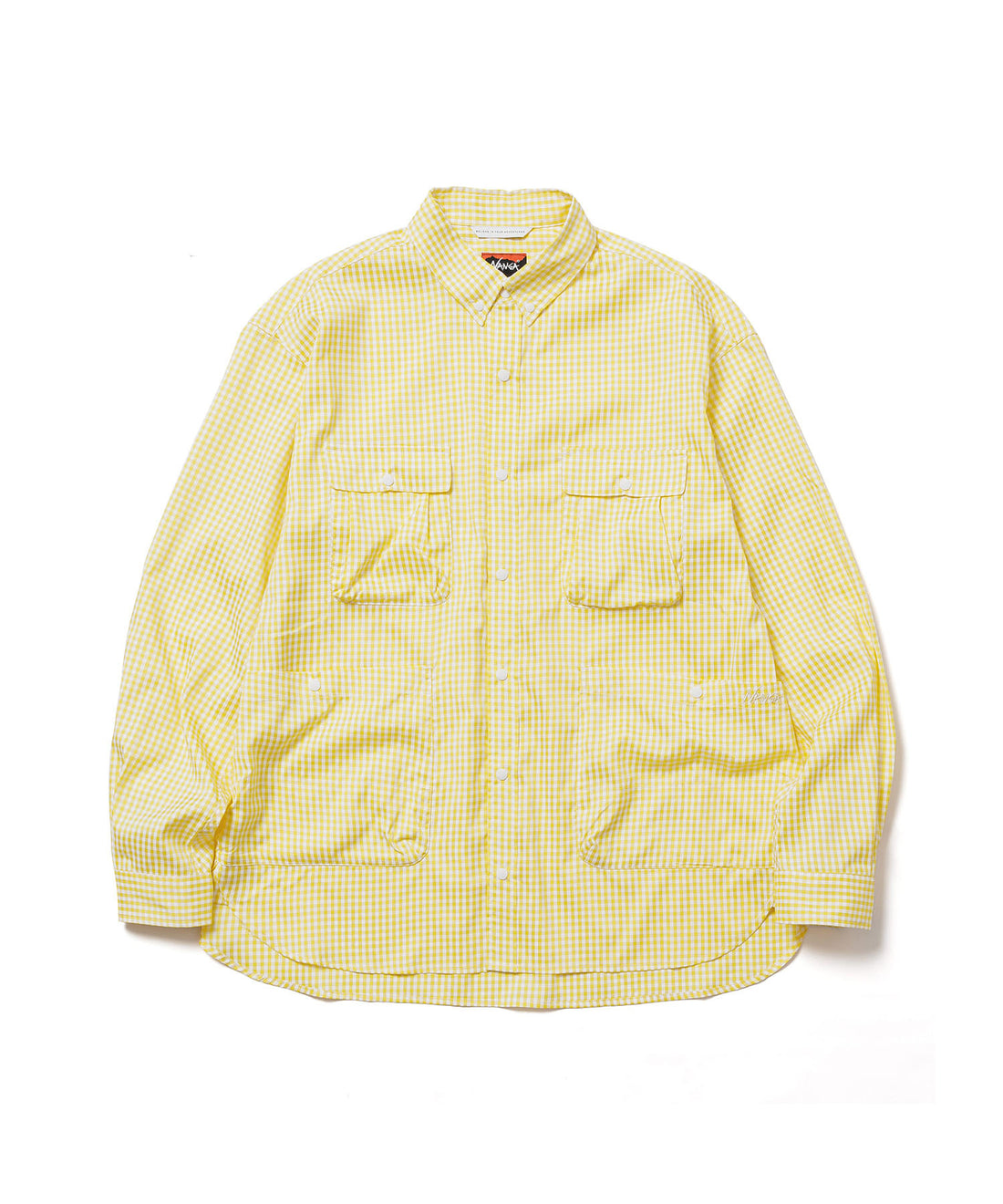 NANGA GINGHAM CHECK CAMP SHIRT