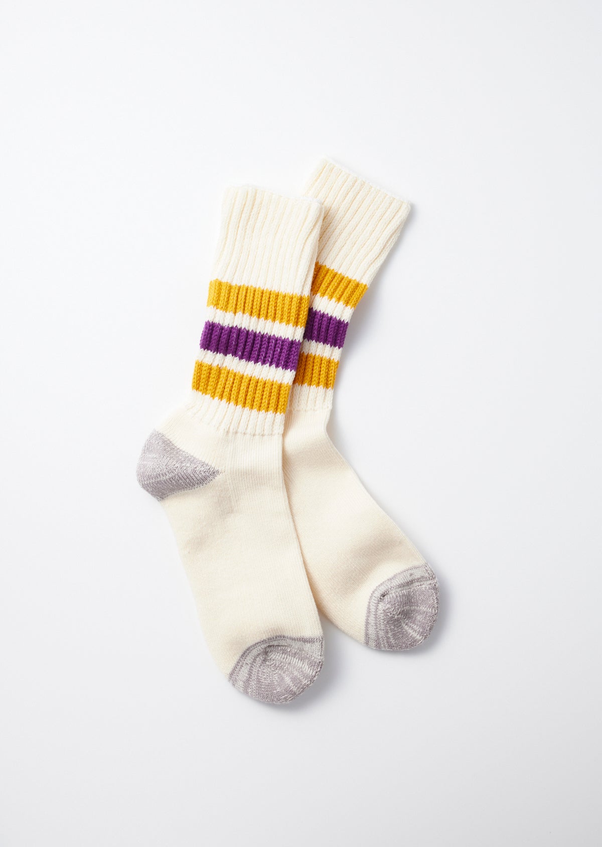 RoToTo COARSE RIBBED OLDSCHOOL CREW SOCKS