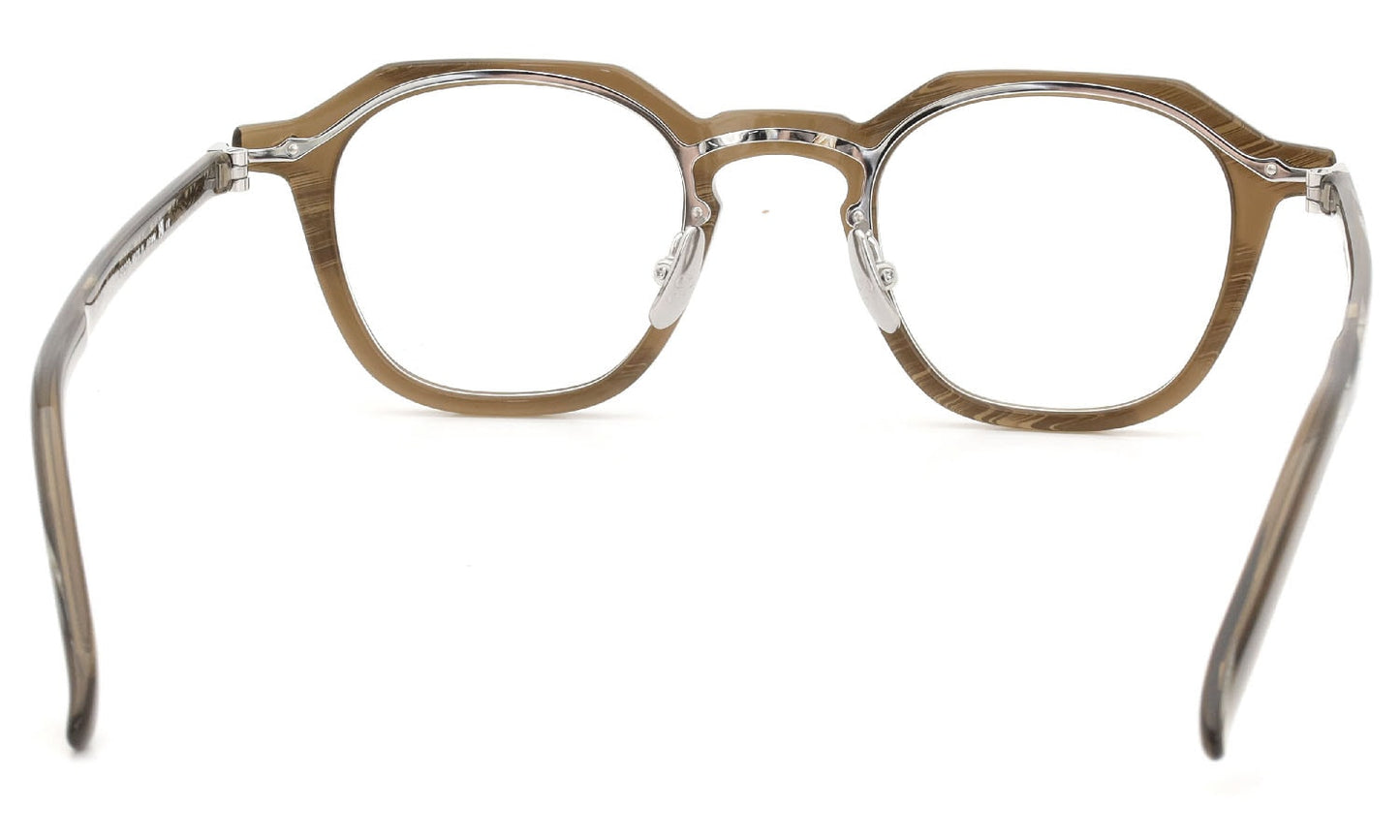 YELLOWS PLUS DENNIS EYEWEAR Green Horn/Silver