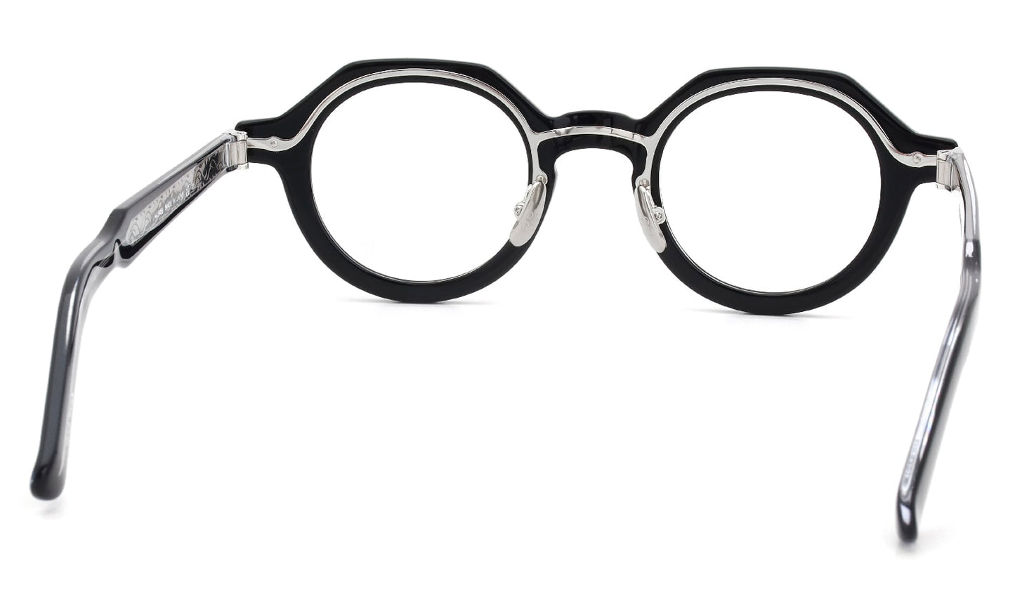 YELLOWS PLUS PHILIP EYEGLASS FRAME Black / Silver