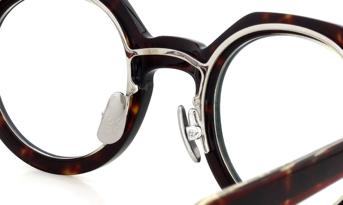 YELLOWS PLUS PHILIP EYEGLASS FRAME Layered Demi / Silver