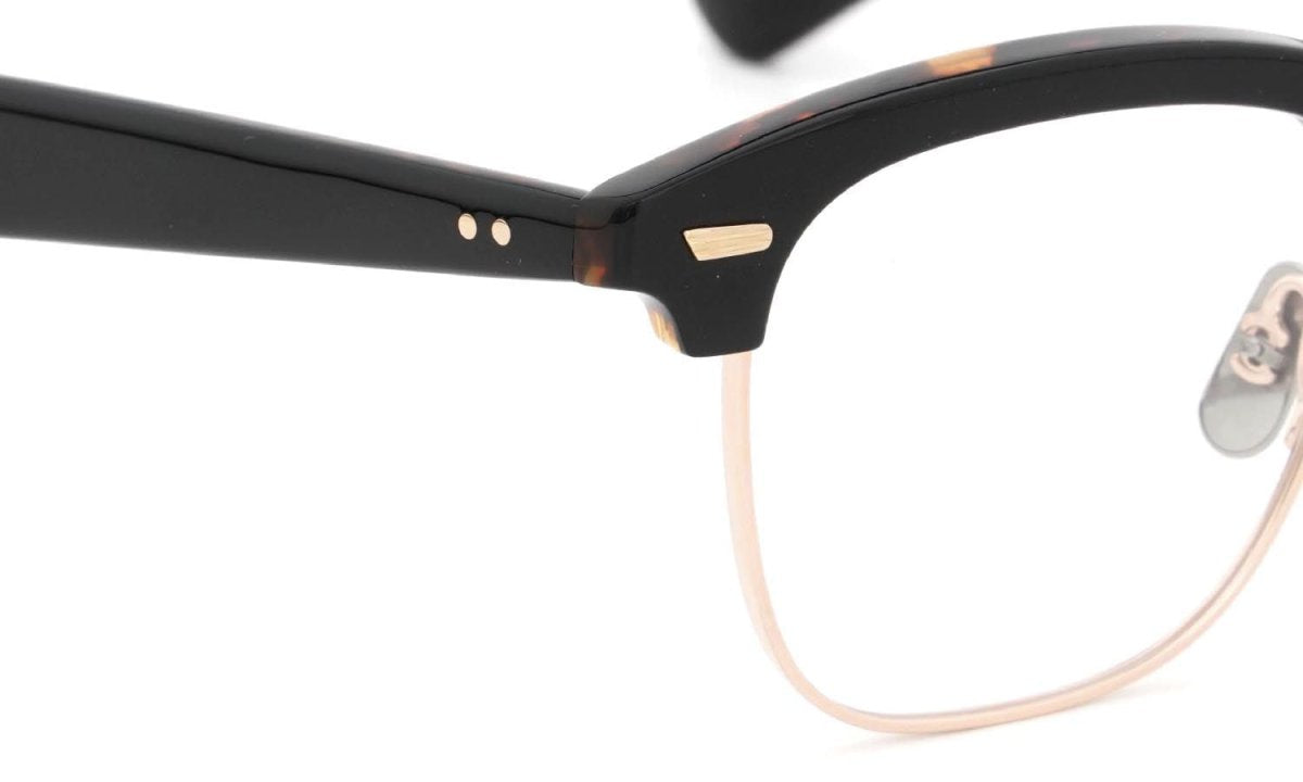 YELLOWS PLUS RAYMOND EYEGLASS FRAME Black Havana/Deep Gold