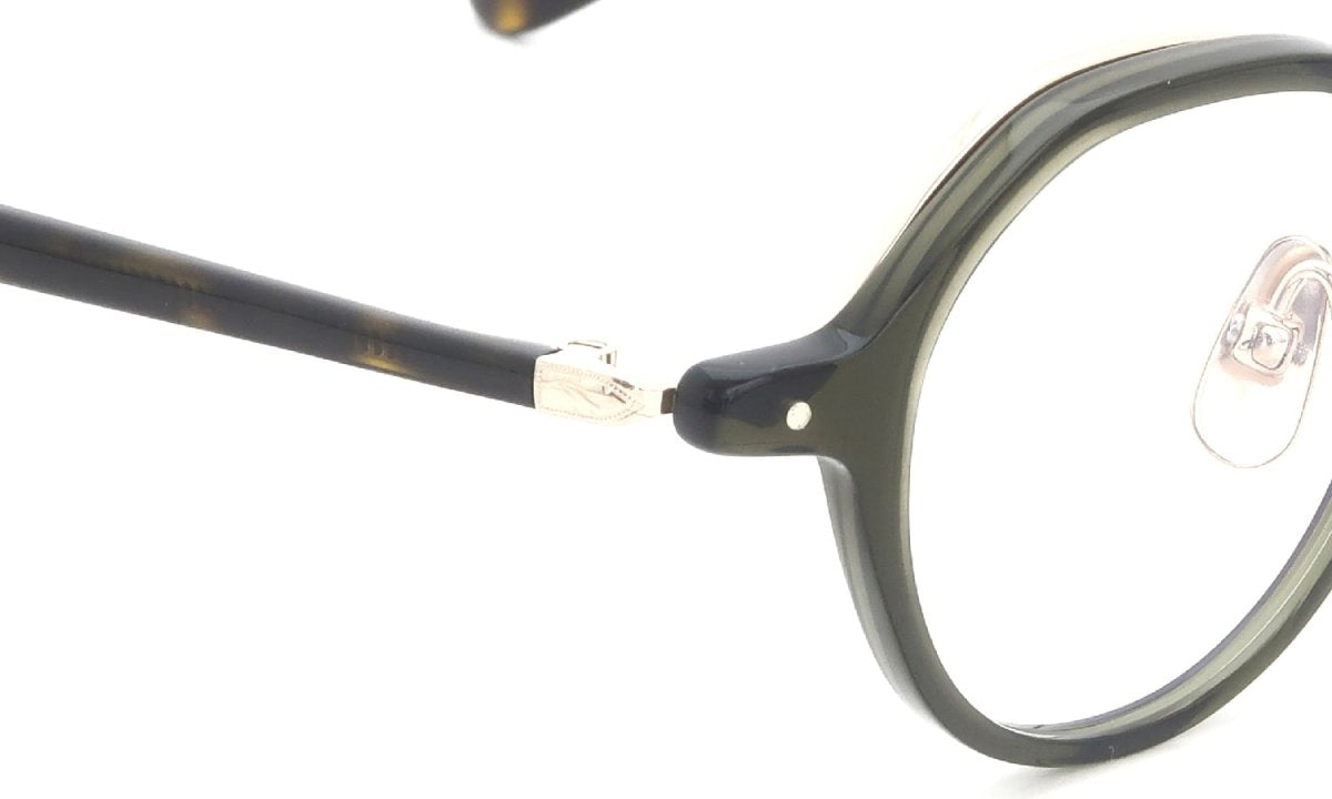 YELLOWS PLUS WINSTON EYEGLASS FRAME Harrods Green/Gold