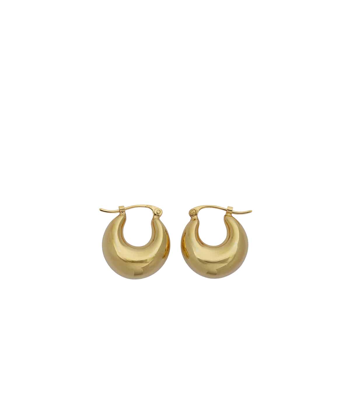 PREEK MOON HOOP EARRINGS