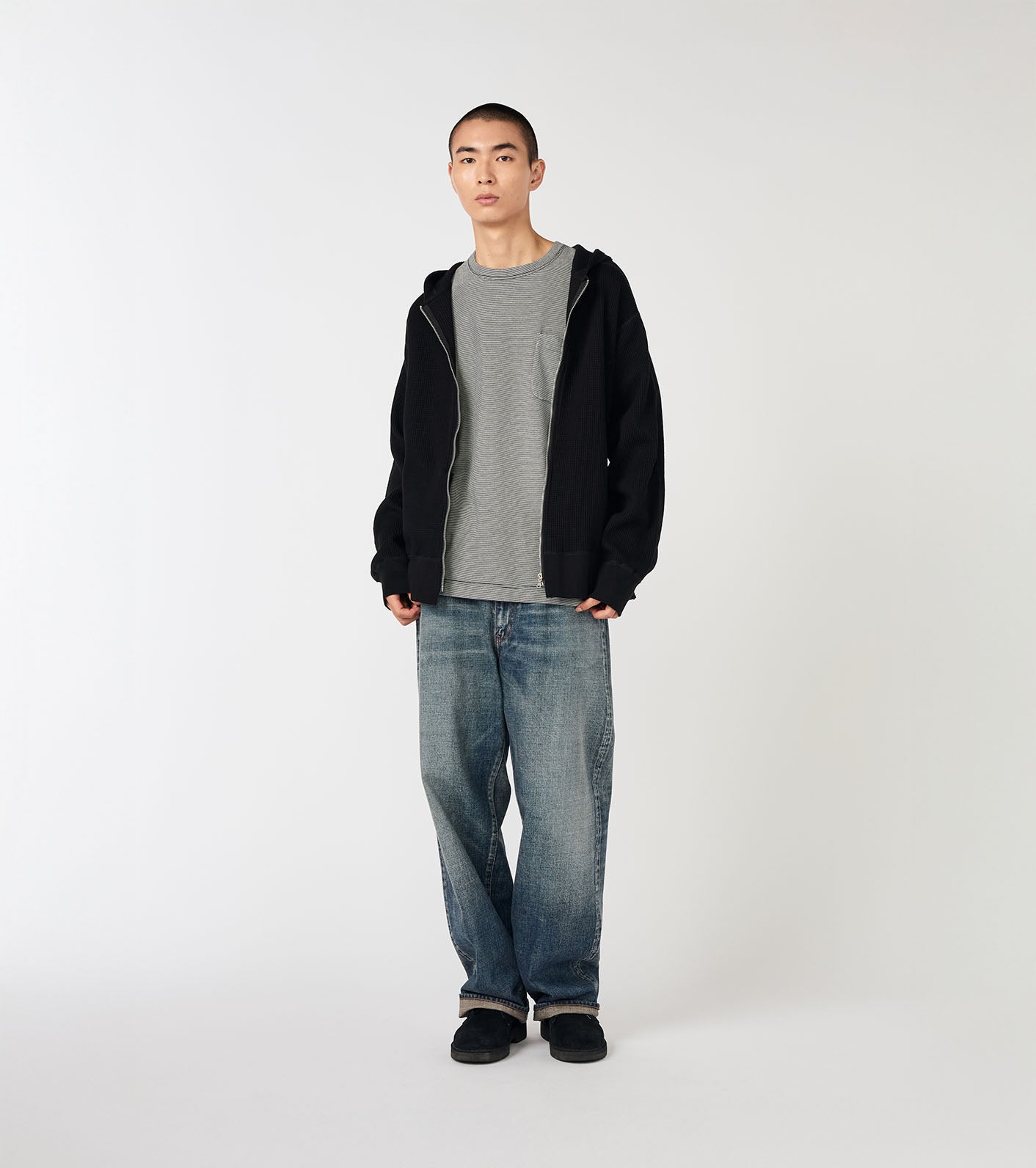 nanamica Zip-Up Thermal Hoodie