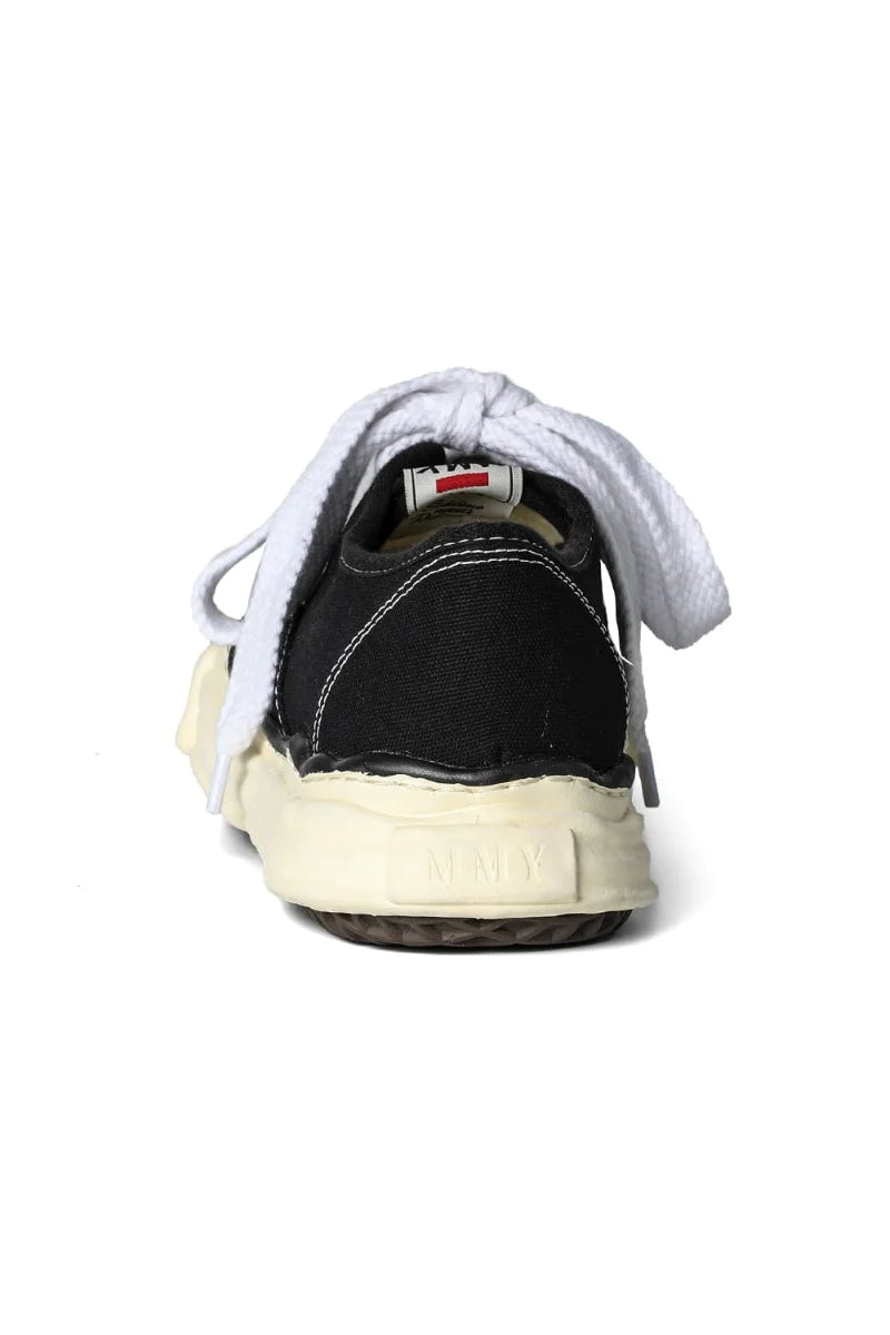 Maison MIHARA YASUHIRO BAKER Overdyed Lowcut Canvas Sneaker Black