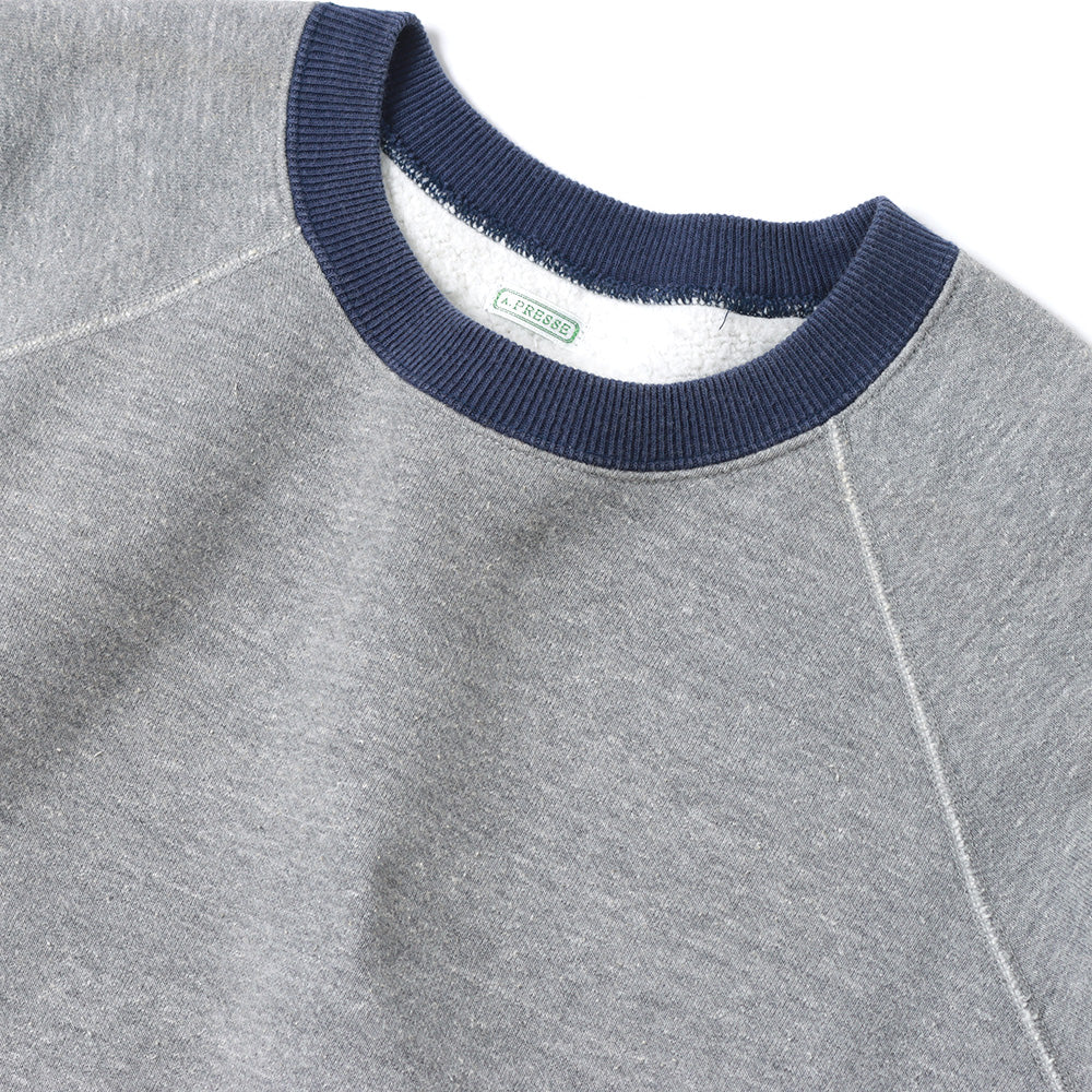 A.PRESSE Vintage Sweatshirt GRAY