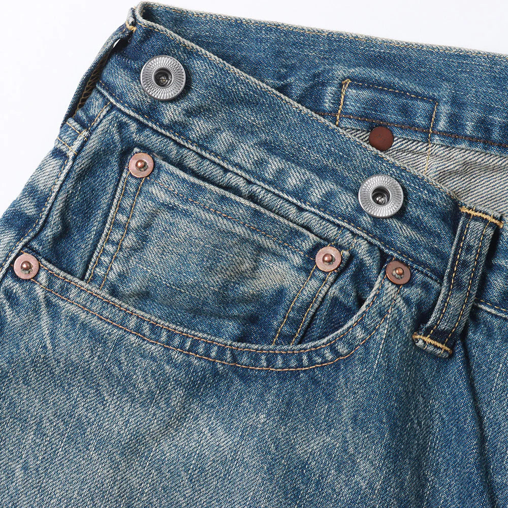 A.PRESSE No.22 Washed Wide Denim Pants