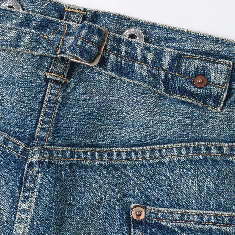 A.PRESSE No.22 Washed Wide Denim Pants