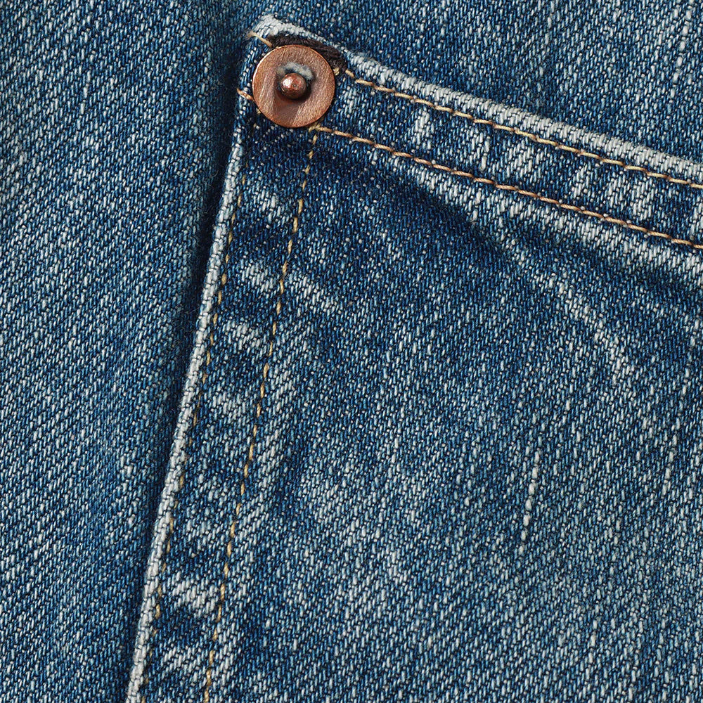 A.PRESSE No.22 Washed Wide Denim Pants