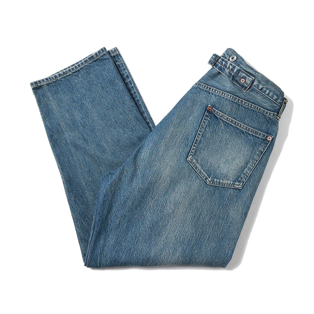 A.PRESSE No.22 Washed Wide Denim Pants
